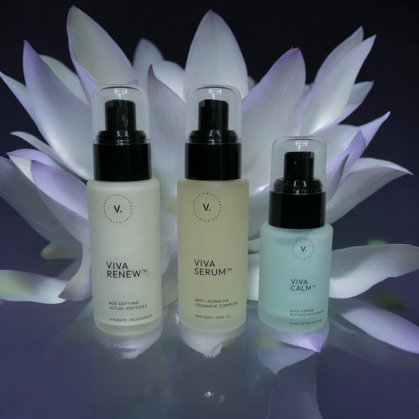 Viva 3-Pack Bundle - VivaRenew™, VivaCalm™ and VivaSerum™.